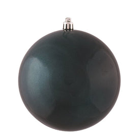 4.75" Sea Blue Candy Ball Ornaments 4-Pack