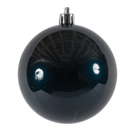 4.75" Midnight Blue Candy Ball Ornaments 4-Pack