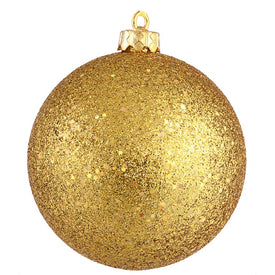 12" Antique Gold Sequin Ball Christmas Ornament 1 Per Bag