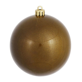 6" Olive Candy Ball Ornaments 4-Pack