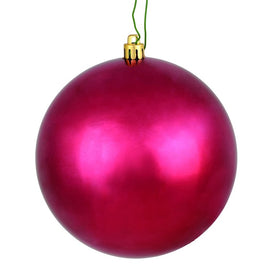 10" Berry Red Shiny Ball Ornament