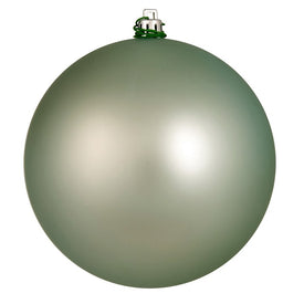 12" Frosty Mint Matte Ball Ornament
