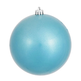4.75" Turquoise Candy Ball Ornaments 4-Pack