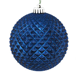 6" Midnight Blue Durian Glitter Balls 4 Per Bag