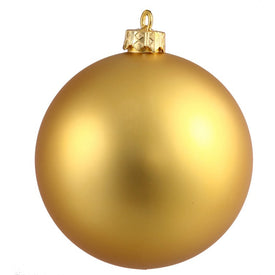3" Gold Matte Ball Christmas Ornaments 32 Per Box