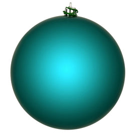 10" Dark Teal Shiny Ball Ornament