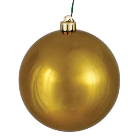 12" Olive Shiny Ball Ornament