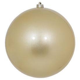 10" Champagne Candy Ball Ornament