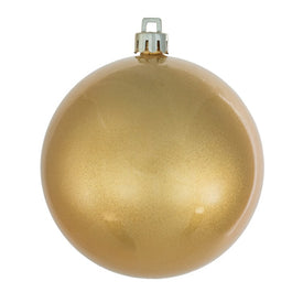 3" Copper/Gold Candy Ball Christmas Ornaments 12 Per Bag