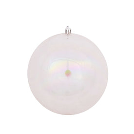 2.4" Clear Iridescent Ball Ornaments 24 Per Bag