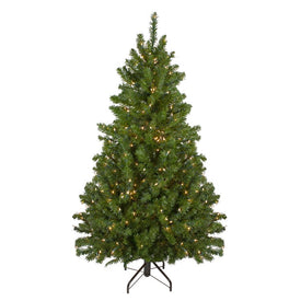 5' Pre-Lit Medium Canadian Pine Artificial Christmas Tree - Clear Lights