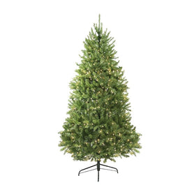 9' Pre-Lit Full Northern Pine Artificial Christmas Tree - Clear Lights