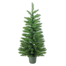 4' Potted Norway Spruce Medium Artificial Christmas Tree - Unlit