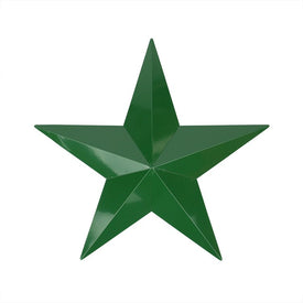 36" Hunter Green Country Rustic Christmas Star Outdoor Patio Wall Decor
