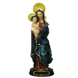 12" Virgin Mary with Baby Jesus Religious Christmas Nativity Table Top Figure