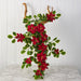 6273-S2-RD Holiday/Christmas/Christmas Artificial Flowers and Arrangements