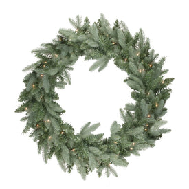 36" Pre-Lit Washington Frasier Fir Artificial Christmas Wreath with Clear Lights