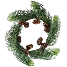 30" Long Pine Needle Artificial Christmas Wreath - Unlit