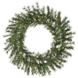 60" Mixed Country Pine Artificial Christmas Wreath - Unlit