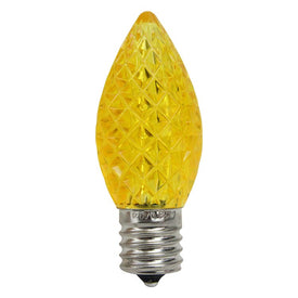 LED Faceted C9 Yellow Christmas Replacement Bulbs Pack of 25