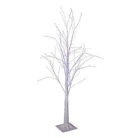 4-Foot Winter White Twig Tree with 500 Cool White Lights