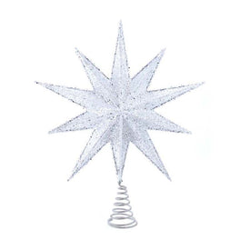 18" Silver Bethlehem Star Tree Topper