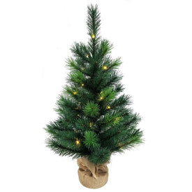 2.5-Foot Battery-Operated Miniature Pine Tree