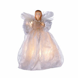 10-Light 9" White Angel Tree Topper