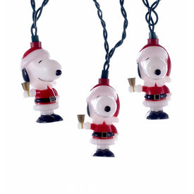 10-Light Santa Suit Snoopy Light Set