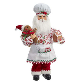 17" Kringle Klaus Gingerbread Santa Baker