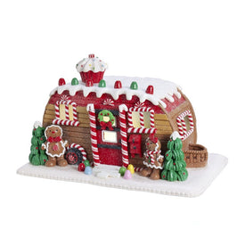 6" Gingerbread Camper House Table-Piece