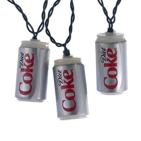 10-Light Diet Coke Can Light Set
