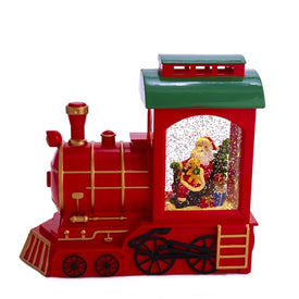 9.6" Battery-Operated Train and Santa Motion Table-Piece