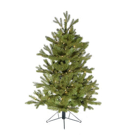 48" Pre-Lit Half Tree with Stand