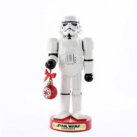 9.5" Stormtrooper with Ball Ornament Nutcracker