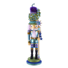 17.5" Hollywood Peacock Hat Nutcracker