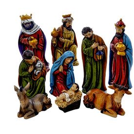 5" Resin Nativity, 9-Piece Set
