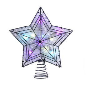 10-Light LED Color-Changing Star Tree Topper