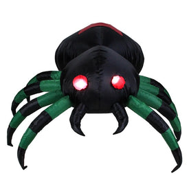 3.5' Lighted Inflatable Halloween Spider Outdoor Yard Decoration