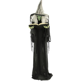 Sybil the Witch Life-Size Animatronic Talking Indoor/Outdoor Halloween Decoration