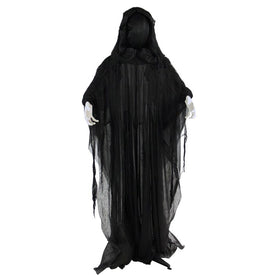 Shadow the Reaper Life-Size Animatronic Poseable Indoor/Outdoor Halloween Decoration