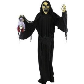 Frank the Reaper Life-Size Animatronic Poseable Indoor/Outdoor Halloween Decoration