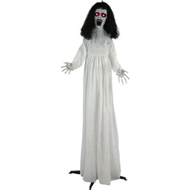 Hilga the Bridezilla Life-Size Animatronic Poseable Indoor/Outdoor Halloween Decoration