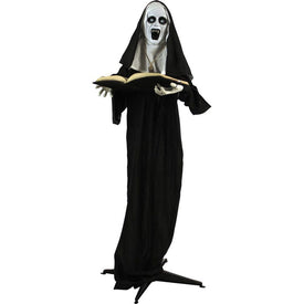 Sister Dreadful the Witch Life-Size Animatronic Talking Indoor/Outdoor Halloween Decoration