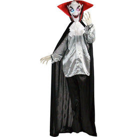 Drake the Demon Vampire Life-Size Animatronic Poseable Indoor/Outdoor Halloween Decoration