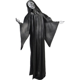 Soul Stealer the Reaper Life-Size Animatronic Poseable Indoor/Outdoor Halloween Decoration
