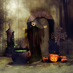 HHWITCH-18FLSA Holiday/Halloween/Halloween Outdoor Decor