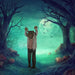 HHWOLF-1FLSA Holiday/Halloween/Halloween Outdoor Decor