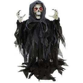 Odin the Reaper Skeleton 46" Animatronic Poseable Indoor/Outdoor Halloween Decoration