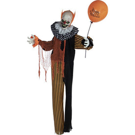 Pyro the Clown Life-Size Animatronic Poseable Indoor/Outdoor Halloween Decoration
